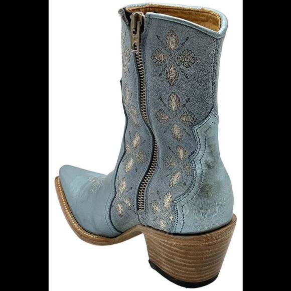 Old Gringo Women's Blyn Western Boots Metallic Blue - Medium - Picture 3 of 3